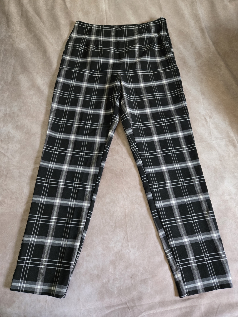 Time & True Womens Pants 10 Pull On Stretch  Casual Comfort Dress Office Work